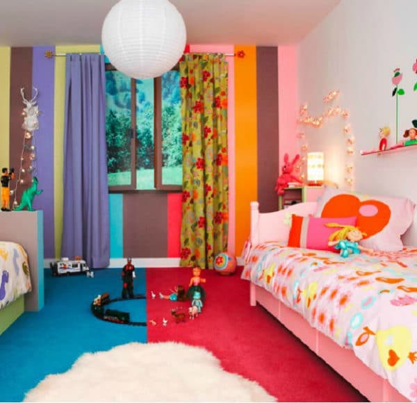 Обоями какого цвета оформить комнату ребенка